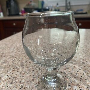 Set of six beer-tasting glasses